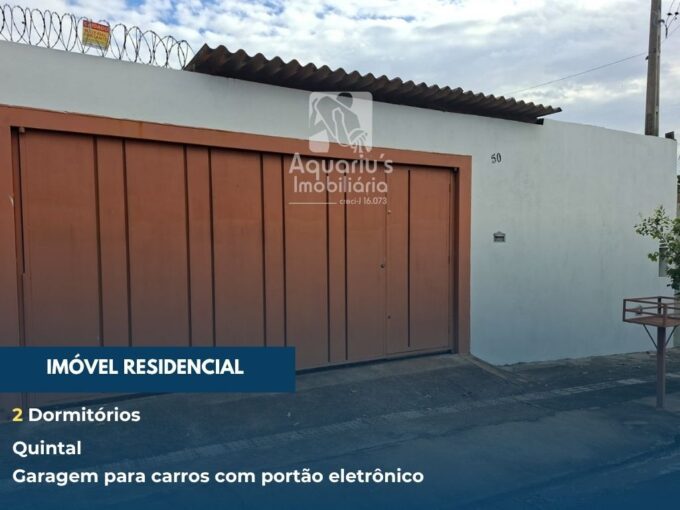 Rua Lucia Oliveiro do Carmo, 50 – JARDIM DOS IPÊS – R$ 1.200,00 + IPTU